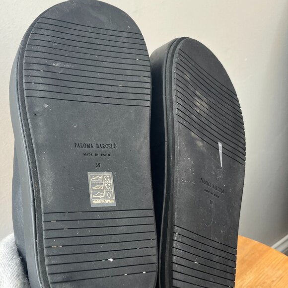 PALOMA BARCELÓ Women's Daga Platform Clogs Fashion Luxury Black Size 39 - Picture 7 of 9